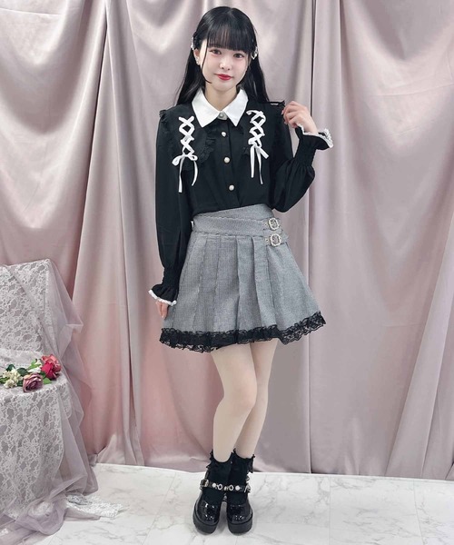 ROJITA（ロジータ）の「ラッププリーツ台形スカパン（その他パンツ・レディース・ピンク/グレー/ブラック・FREE）」の15枚目の写真