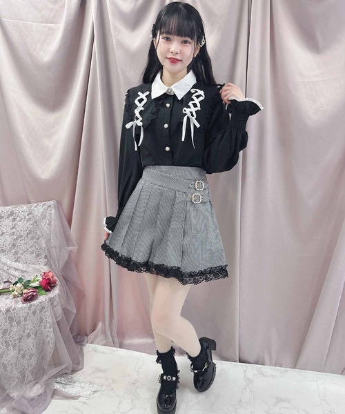 ROJITA（ロジータ）の「ラッププリーツ台形スカパン（その他パンツ・レディース・ピンク/グレー/ブラック・FREE）」の16枚目の写真