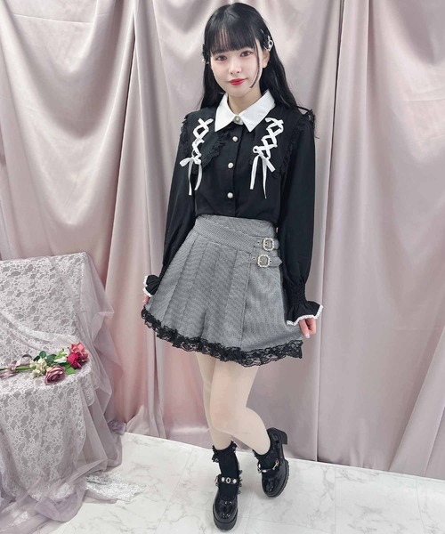 ROJITA（ロジータ）の「ラッププリーツ台形スカパン（その他パンツ・レディース・ピンク/グレー/ブラック・FREE）」の17枚目の写真
