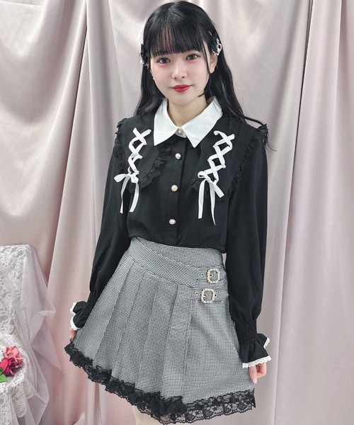 ROJITA（ロジータ）の「ラッププリーツ台形スカパン（その他パンツ・レディース・ピンク/グレー/ブラック・FREE）」の18枚目の写真