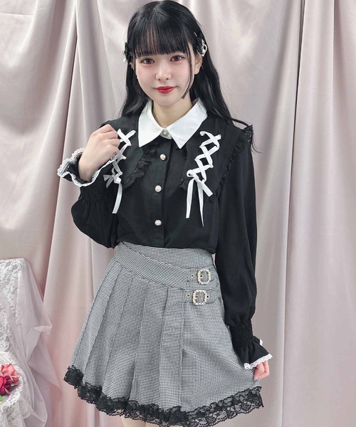 ROJITA（ロジータ）の「ラッププリーツ台形スカパン（その他パンツ・レディース・ピンク/グレー/ブラック・FREE）」の19枚目の写真