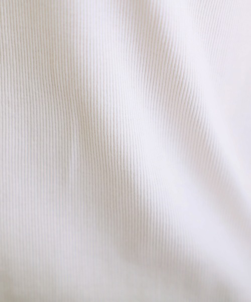 ElegChic（エレグシック）の「フレンチスリーブリブカットソー（Tシャツ/カットソー・レディース・ブラック/オフホワイト/ベージュ・M/XL/4L）」の19枚目の写真