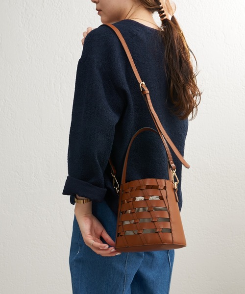 Pal collection（パルコレクション）の「メッシュバック（トートバッグ・レディース・サックスブルー/ブラウン/ホワイト/ブラック・FREE）」の4枚目の写真