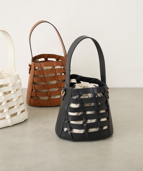 Pal collection（パルコレクション）の「メッシュバック（トートバッグ・レディース・サックスブルー/ブラウン/ホワイト/ブラック・FREE）」の3枚目の写真