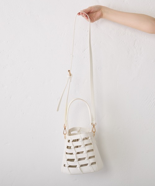 Pal collection（パルコレクション）の「メッシュバック（トートバッグ・レディース・サックスブルー/ブラウン/ホワイト/ブラック・FREE）」の14枚目の写真