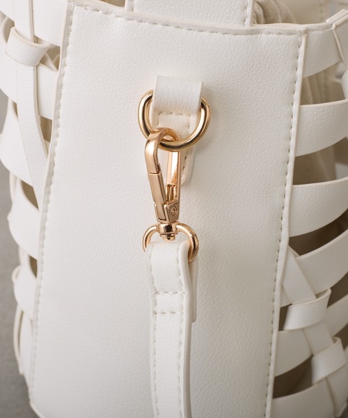 Pal collection（パルコレクション）の「メッシュバック（トートバッグ・レディース・サックスブルー/ブラウン/ホワイト/ブラック・FREE）」の16枚目の写真