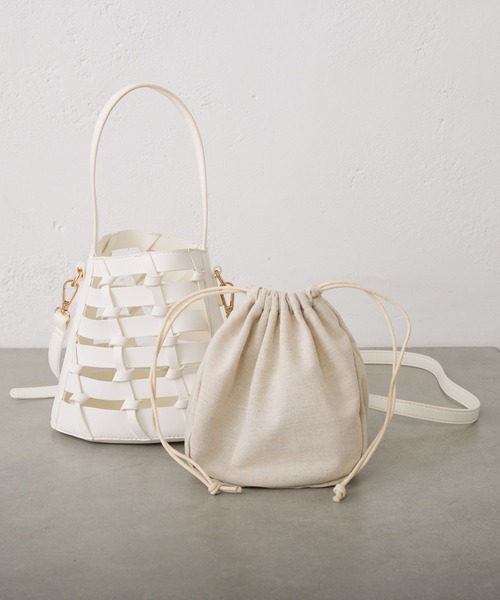 Pal collection（パルコレクション）の「メッシュバック（トートバッグ・レディース・サックスブルー/ブラウン/ホワイト/ブラック・FREE）」の18枚目の写真