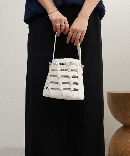 Pal collection（パルコレクション）の「メッシュバック（トートバッグ・レディース・サックスブルー/ブラウン/ホワイト/ブラック・FREE）」の5枚目の写真