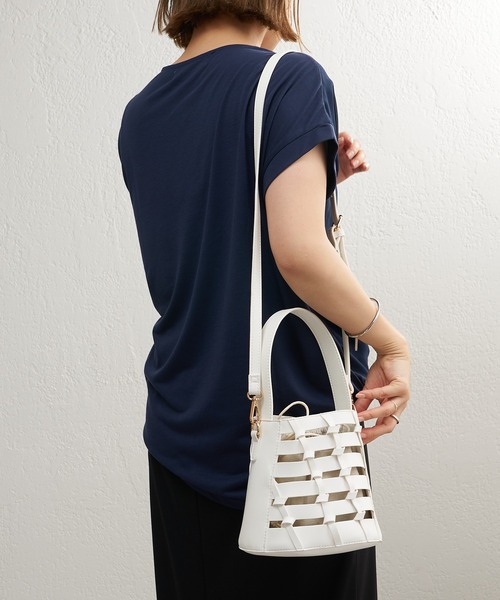 Pal collection（パルコレクション）の「メッシュバック（トートバッグ・レディース・サックスブルー/ブラウン/ホワイト/ブラック・FREE）」の7枚目の写真