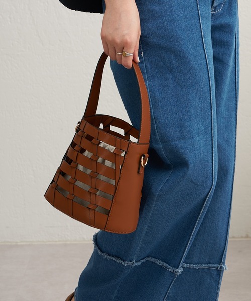 Pal collection（パルコレクション）の「メッシュバック（トートバッグ・レディース・サックスブルー/ブラウン/ホワイト/ブラック・FREE）」の22枚目の写真