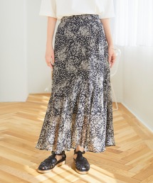 【Oeillet】シフォンマーメイドスカート（ウイエ）