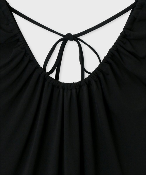 Paul Smith（ポールスミス）の「ウィメンズ ノースリーブ デザイントップス / 135150 317V（Tシャツ/カットソー・レディース・ブラック/ブルー・MEDIUM）」の4枚目の写真