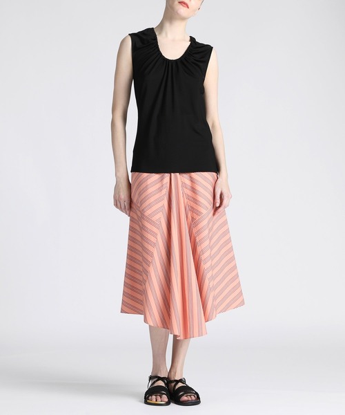 Paul Smith（ポールスミス）の「ウィメンズ ノースリーブ デザイントップス / 135150 317V（Tシャツ/カットソー・レディース・ブラック/ブルー・MEDIUM）」の5枚目の写真