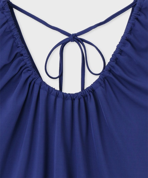 Paul Smith（ポールスミス）の「ウィメンズ ノースリーブ デザイントップス / 135150 317V（Tシャツ/カットソー・レディース・ブラック/ブルー・MEDIUM）」の8枚目の写真