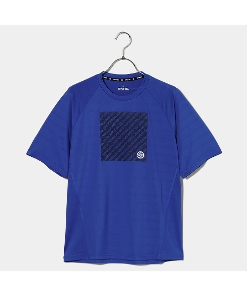 SKINS(スキンズ)の「SKINS(スキンズ)吸水プリントTシャツ(Tシャツ/カットソー・メンズ・ブラック/ブルー/ホワイト・50/48/46)」の3枚目の写真