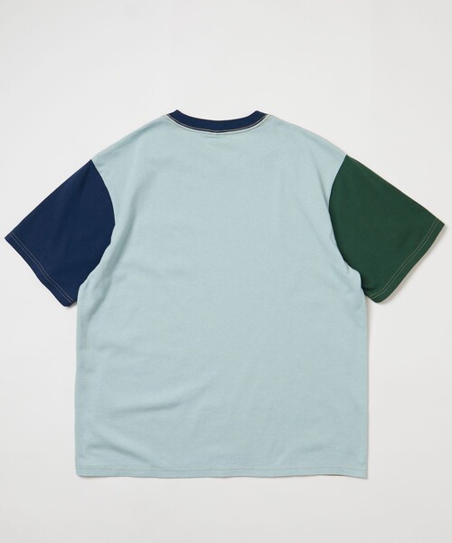 CHUMS（チャムス）の「CHUMS×FREAK'S STORE Design by SAUVENIR/チャムス× フリークスストア デザイン by サウベニア 別注 ブービーバード ポケット付き クルーネック Tシャツ（Tシャツ/カットソー・メンズ・ホワイト/ブラック/サックスブルー/その他9・X-LARGE/SMALL/MEDIUM/LARGE）」の10枚目の写真