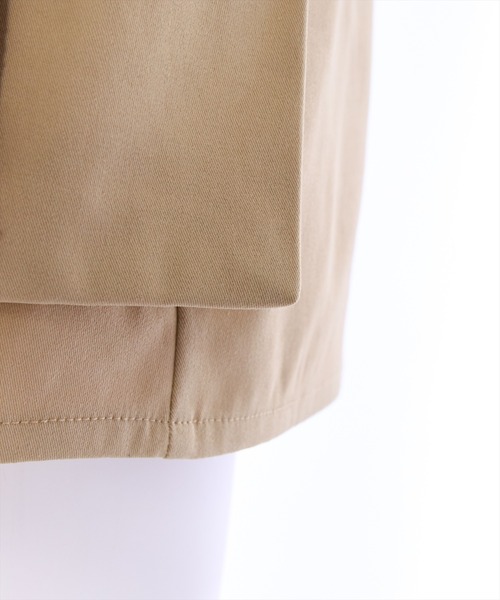 clear(クリア)の「フラップポケットミニスカート≪2024SS≫(スカート・レディース・ベージュ/ブラック/カーキ/ピンク・S/M)」の10枚目の写真