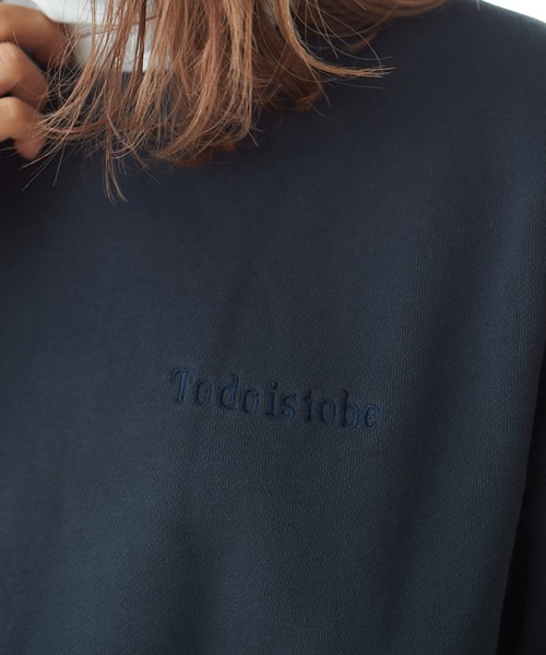 LASHIKU(ラシク)の「【LASHIKU】刺繍ロゴスウェット(スウェット・レディース・ライトグレー/ブラウン/ブラック・FREE)」の8枚目の写真