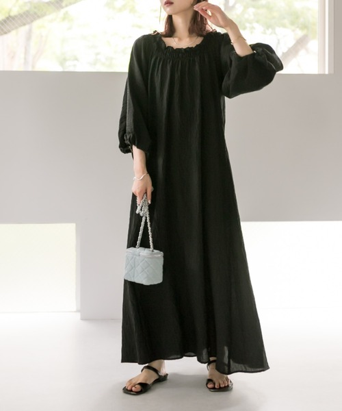 セール】ボリュームスリーブワンピース（ワンピース）｜mystic