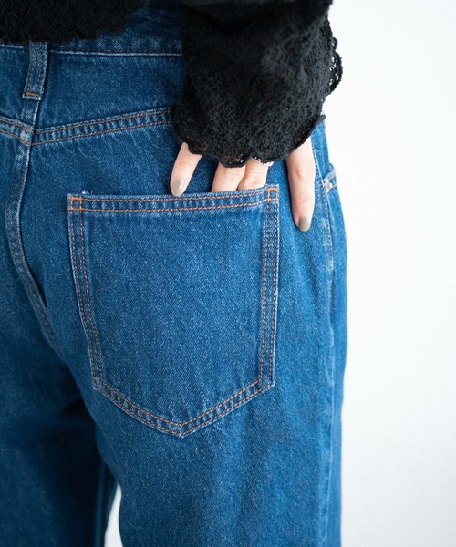 WEGO（ウィゴー）の「WEGO/レースアップフレアパンツ（デニムパンツ・レディース・インディゴブルー/ライトインディゴブルー・SMALL/MEDIUM）」の7枚目の写真