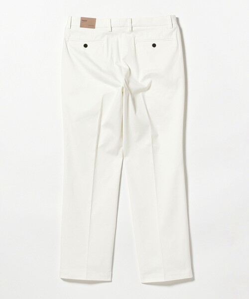 BEAMS LIGHTS（ビームスライツ）の「BEAMS LIGHTS / 1プリーツ ストレッチサテン ベーシック スラックス（スラックス・メンズ・オフホワイト/ベージュ/ネイビー・MEDIUM/LARGE/X-LARGE/SMALL）」の13枚目の写真