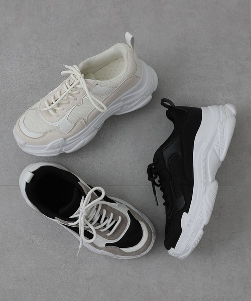 COLONY 2139（コロニートゥーワンスリーナイン）の「厚底スニーカー（スニーカー・レディース・ブラック/ブラック系その他/ホワイト・SMALL/MEDIUM/LARGE）」の5枚目の写真