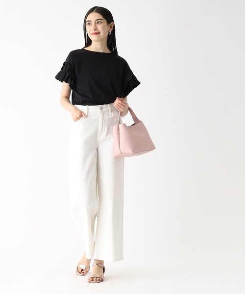 OPAQUE.CLIP（オペークドットクリップ）の「◆【軽量/2WAY】合皮ミニワンショルダーバッグ（ショルダーバッグ・レディース・ピンク系/グレー/ブラック・00）」の5枚目の写真