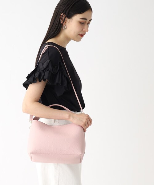 OPAQUE.CLIP（オペークドットクリップ）の「◆【軽量/2WAY】合皮ミニワンショルダーバッグ（ショルダーバッグ・レディース・ピンク系/グレー/ブラック・00）」の19枚目の写真