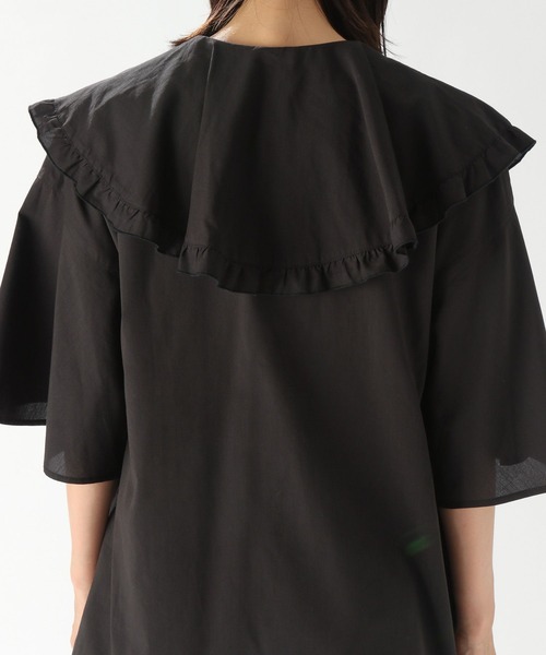 niko and...（ニコアンド）の「ラッフルカラー２WAYフレアブラウス（シャツ/ブラウス・レディース・オフホワイト/チャコール/ラベンダー・MEDIUM/LARGE）」の20枚目の写真