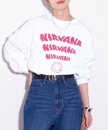 GOOD ROCK SPEED | 【GOOD ROCK SPEED/グッドロックスピード】 別注NIRVANA ロンT ワイドフィット(Tシャツ/カットソー)