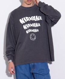 GOOD ROCK SPEED | 【GOOD ROCK SPEED/グッドロックスピード】 別注NIRVANA ロンT ワイドフィット(Tシャツ/カットソー)