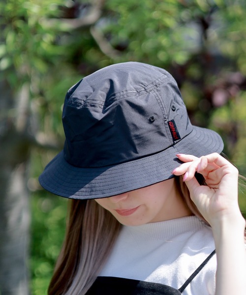 Gramicci（グラミチ）の「【63】【GRAMICCI】SHELL BUCKET HAT（ハット・レディース・ブラック/ベージュ/ネイビー/その他/その他1・M-L/S-M）」の2枚目の写真