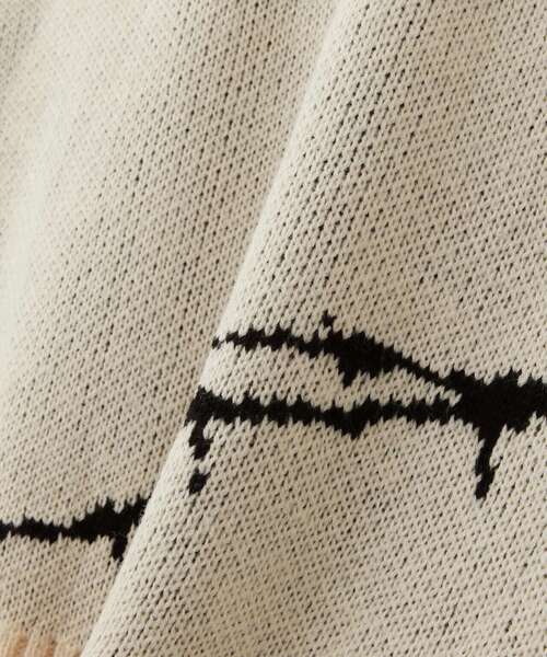 WHITELAND（ホワイトランド）の「【WEB&DEPOT限定】WHITELAND/ホワイトランド/WIRE CREWNECK KNIT（ニット/セーター・メンズ・ブラック/アイボリー/グリーン・MEDIUM/LARGE）」の22枚目の写真