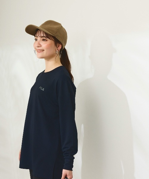 FILA（フィラ）の「【FILA:フィラ】レディース水陸両用フィットネスウェア2点セット  セット水着 ヨガウェア ピラティス トレーニングウェア（水着・レディース・ベージュ/ブラック/ラベンダー/ブラック×グレー・X-LARGE/MEDIUM/XX-LARGE/LARGE/XXX-LARGE）」の6枚目の写真