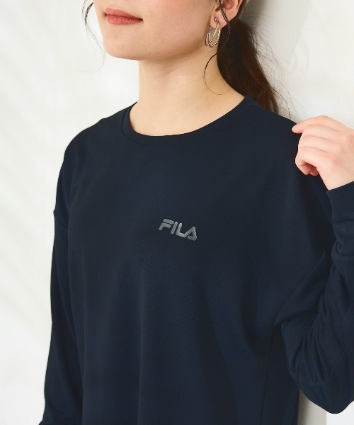 FILA（フィラ）の「【FILA:フィラ】レディース水陸両用フィットネスウェア2点セット  セット水着 ヨガウェア ピラティス トレーニングウェア（水着・レディース・ベージュ/ブラック/ラベンダー/ブラック×グレー・X-LARGE/MEDIUM/XX-LARGE/LARGE/XXX-LARGE）」の11枚目の写真