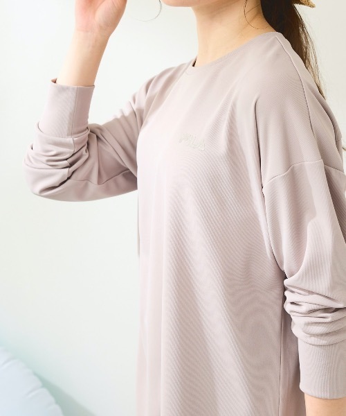 FILA（フィラ）の「【FILA:フィラ】レディース水陸両用フィットネスウェア2点セット  セット水着 ヨガウェア ピラティス トレーニングウェア（水着・レディース・ベージュ/ブラック/ラベンダー/ブラック×グレー・X-LARGE/MEDIUM/XX-LARGE/LARGE/XXX-LARGE）」の17枚目の写真