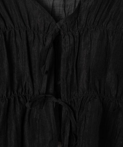 WEGO（ウィゴー）の「WEGO/シャーリングシアーブラウス（シャツ/ブラウス・レディース・ブラック/オフホワイト・FREE）」の19枚目の写真