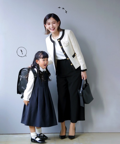 WHITE JOOLA（ホワイトジョーラ）の「サイドパール調ブラウス（シャツ/ブラウス・レディース・ベージュ/ネイビー/サックスブルー/オフホワイト・M/S/L）」の9枚目の写真