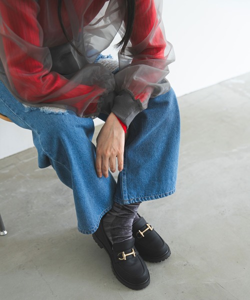 bohmal（ボマール）の「ベロアソックス（ソックス/靴下・レディース・ブルー/グレー/ブラック/ボルドー・MEDIUM）」の10枚目の写真