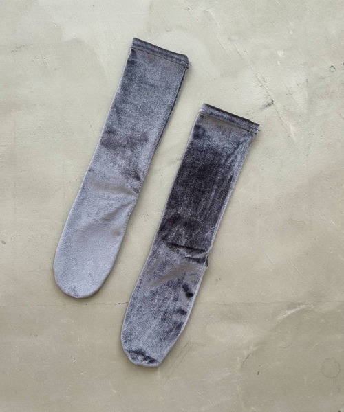 bohmal（ボマール）の「ベロアソックス（ソックス/靴下・レディース・ブルー/グレー/ブラック/ボルドー・MEDIUM）」の22枚目の写真