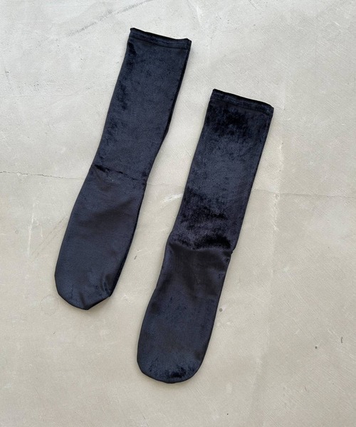 bohmal（ボマール）の「ベロアソックス（ソックス/靴下・レディース・ブルー/グレー/ブラック/ボルドー・MEDIUM）」の21枚目の写真