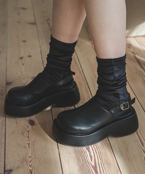 bohmal（ボマール）の「ベロアソックス（ソックス/靴下・レディース・ブルー/グレー/ブラック/ボルドー・MEDIUM）」の15枚目の写真