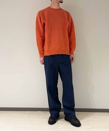 orSlow（オアスロウ）の「orSlow | パイプドストレートデニムパンツ