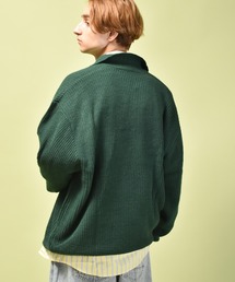 ハーフジップ」に該当するニット/セーター（グリーン・カーキ/緑色系