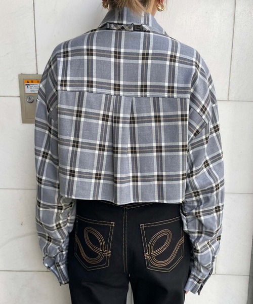 ENVYM(アンビー)の「ネクタイシャツ(シャツ/ブラウス・レディース・グレー/ベージュ/ホワイト・FREE)」の16枚目の写真