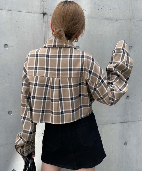 ENVYM(アンビー)の「ネクタイシャツ(シャツ/ブラウス・レディース・グレー/ベージュ/ホワイト・FREE)」の10枚目の写真