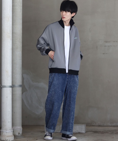 SITRY(シトリー)の「line Jersey / ライン ジャージ/トラックジャケット(ジャージ・メンズ・ネイビー/グリーン/ブルー系その他/グレー/ブラック/グレー系その他/ブラック系その他/グリーン系その他・M/L/LL)」の10枚目の写真