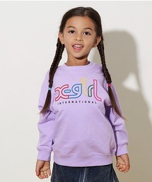 レインボーロゴ刺しゅうトレーナー