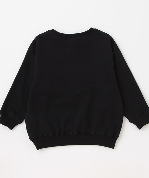 X-girl Stages（エックスガールステージス）の「レインボーロゴ刺しゅうトレーナー（スウェット・キッズ・ラベンダー/ブラック・130cm/90cm/110cm/100cm/140cm/120cm）」の10枚目の写真