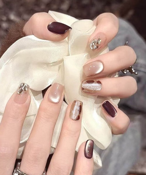 Doux Belle（ドゥーベル）の「ネイルチップ ネイル セルフネイル（ネイルシール/ネイルチップ・レディース・F/D/C/B/G/A/I/H/J/E/L/M/K・FREE）」の13枚目の写真